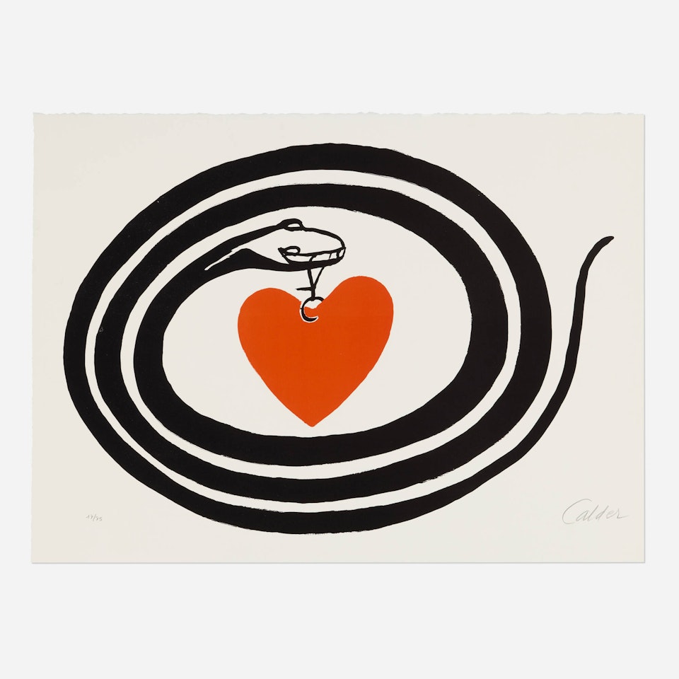 Mois mondial du cœur (from the Mois mondial du cœur portfolio) by Alexander Calder