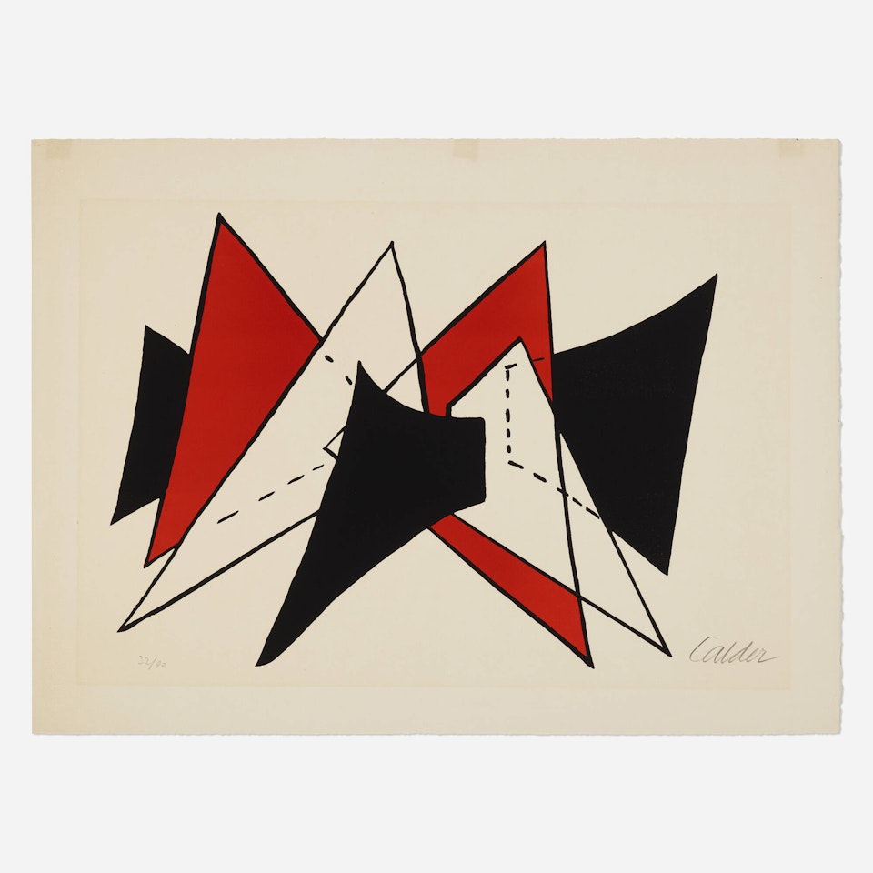 Triangles rouge by Alexander Calder