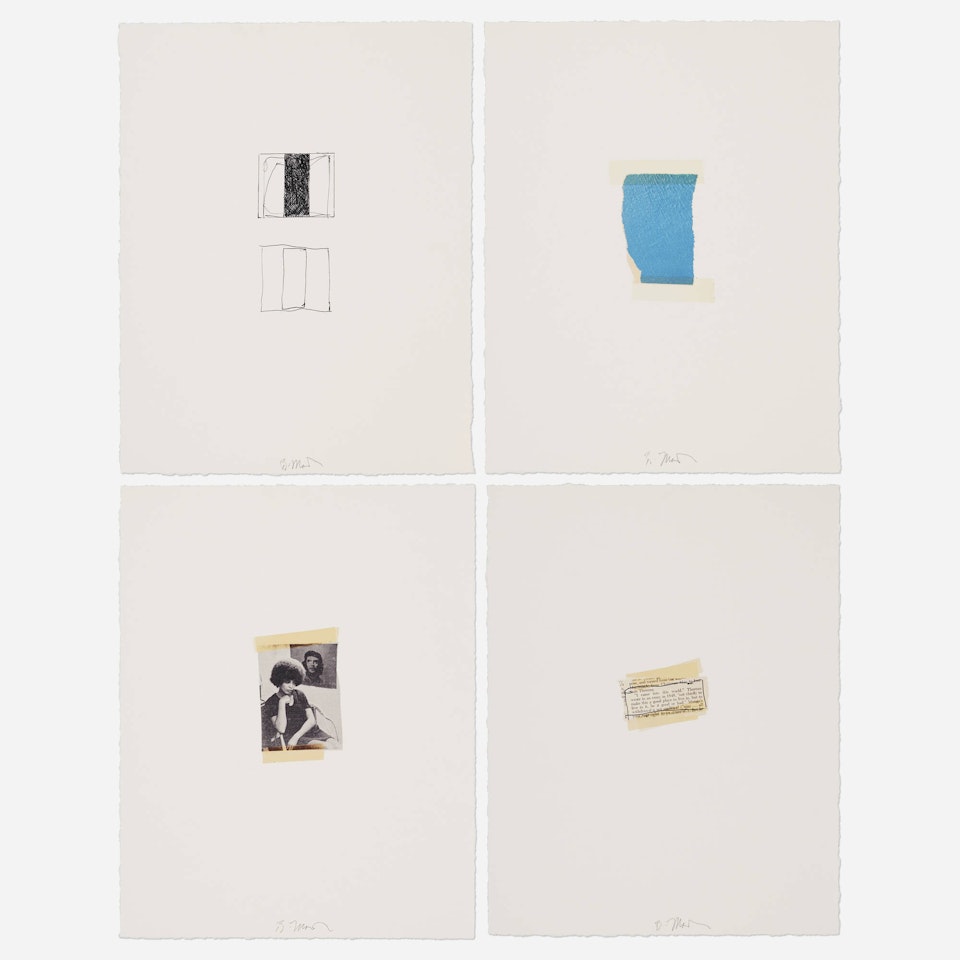 Book of Images (four works) by Brice Marden