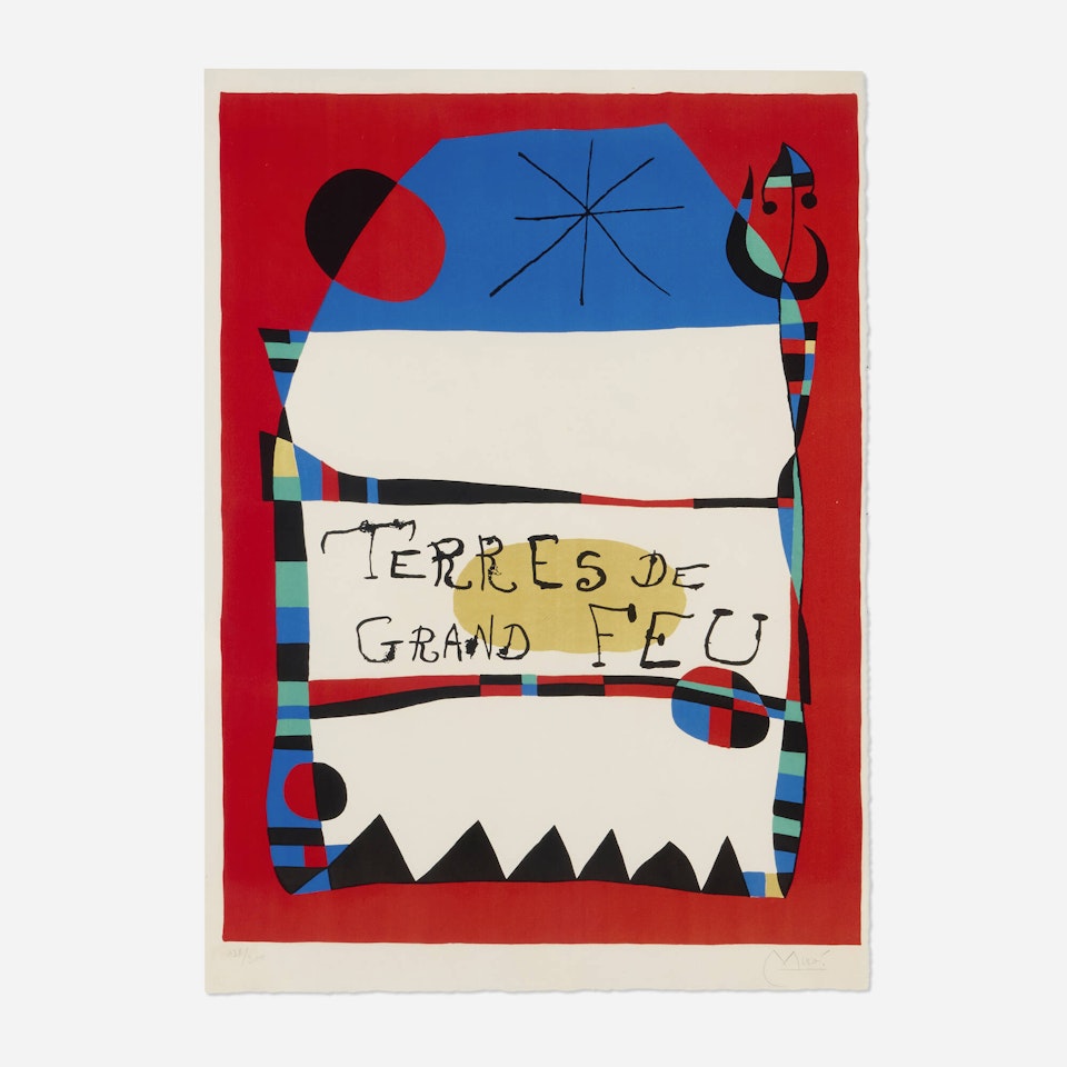 Terres de grand feu by Joan Miró