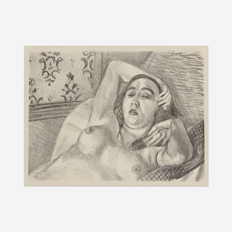 Le repos du modéle by Henri Matisse