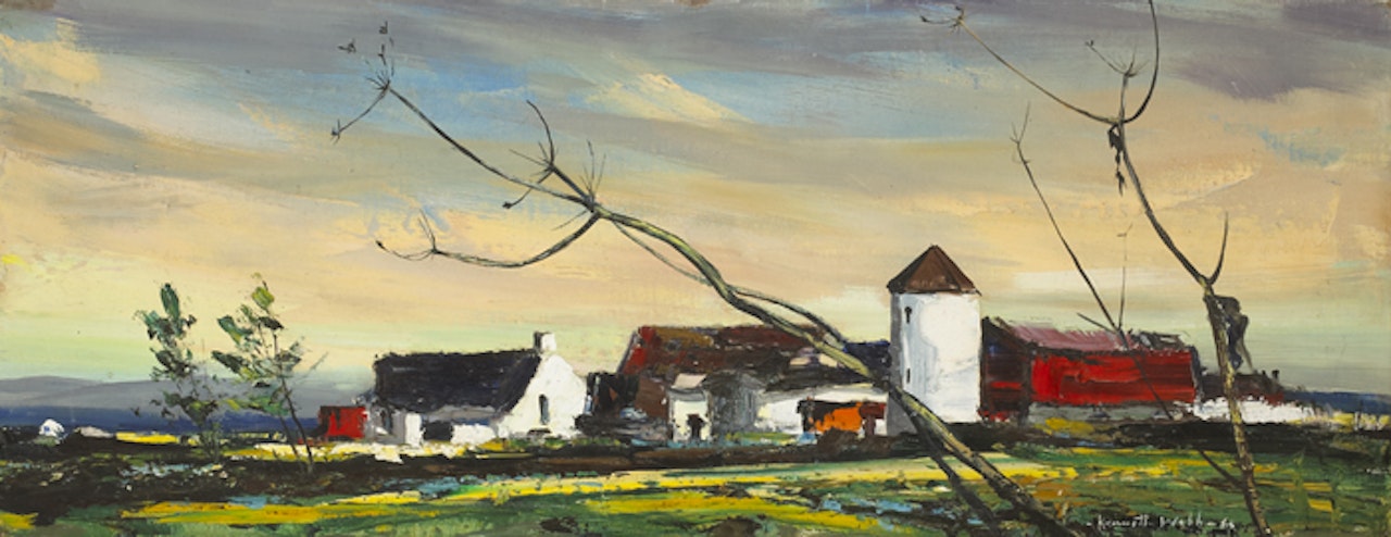 FARM IN THE MOURNES, COUNTY DOWN by Kenneth Webb