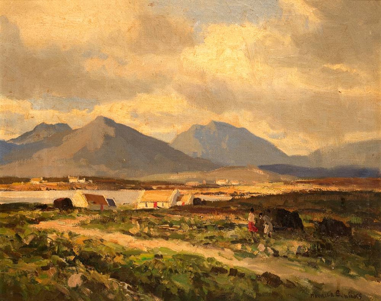 TWELVE PINS FROM INISHFREE ISLAND, COUNTY GALWAY by Maurice Canning Wilks