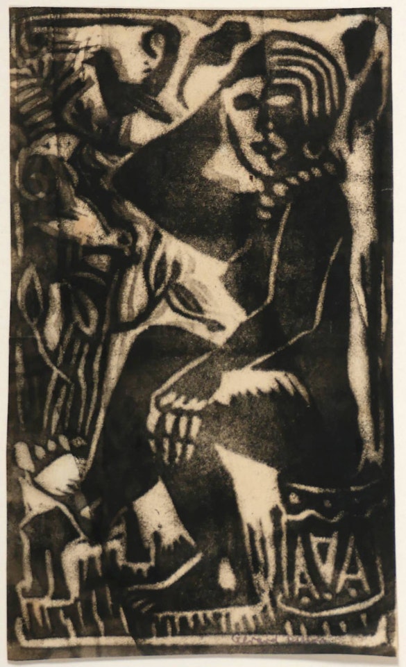 FEMALE FIGURE by Gerard Dillon