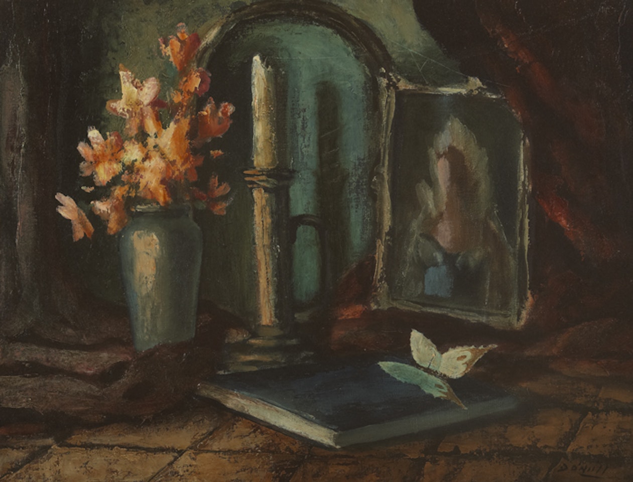 STILL LIFE WITH BUTTERFLY by Daniel O'Neill