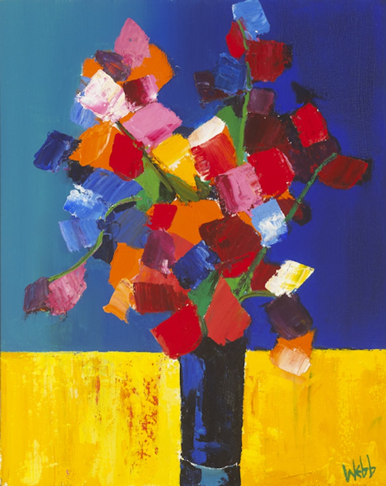 LUXURIANT SWEET PEA II by Kenneth Webb