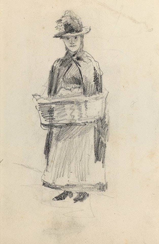 WOMAN WITH BASSINET by John Butler Yeats