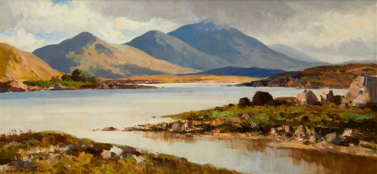 LOUGH FEE, CONNEMARA by Maurice Canning Wilks
