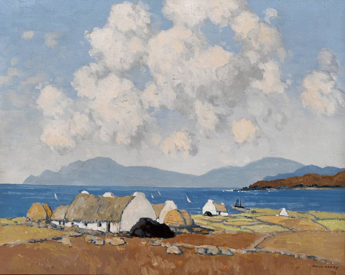 A SUNNY DAY, CONNEMARA by Paul Henry