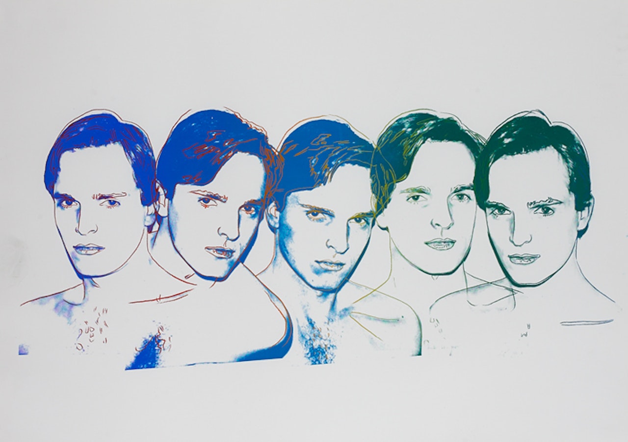 MIGUEL BOSÉ by Andy Warhol