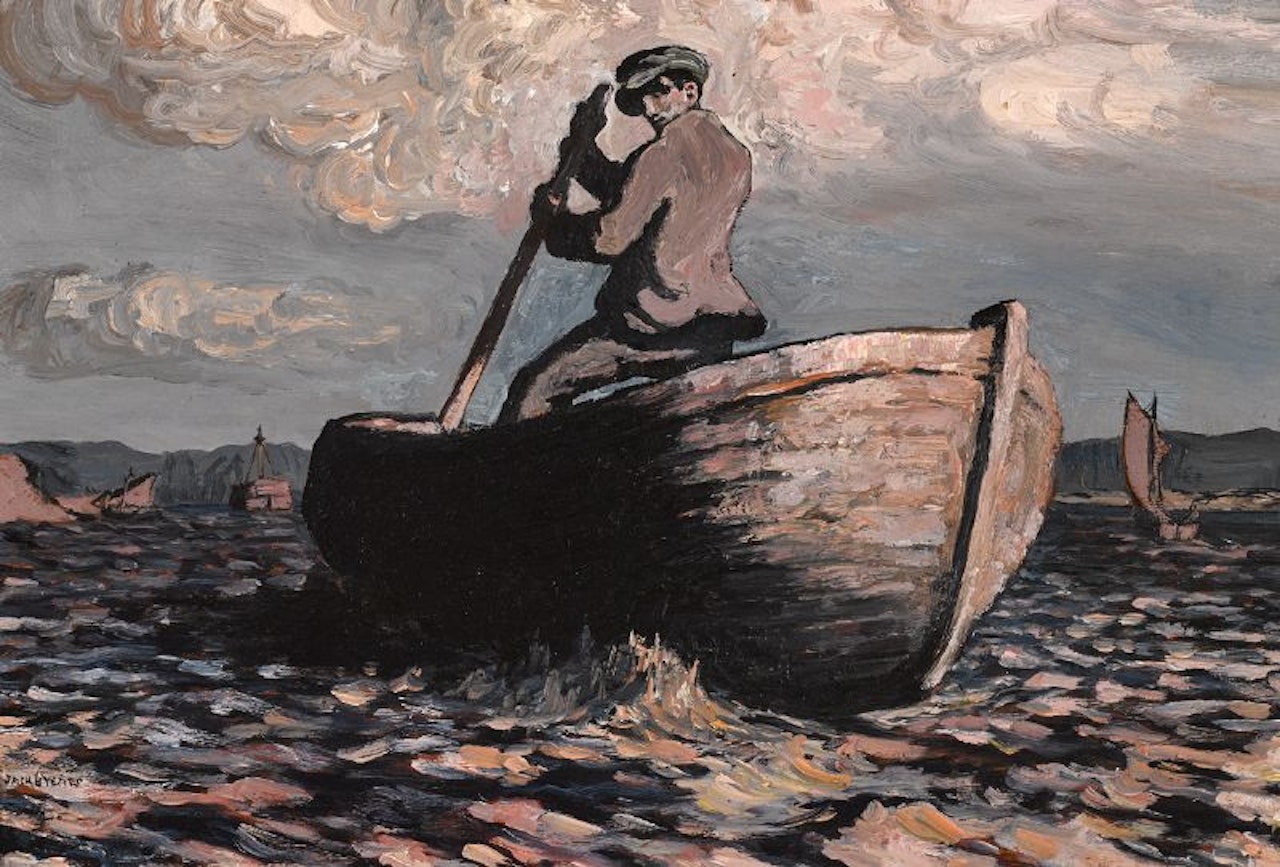 SCULLING by Jack Butler Yeats