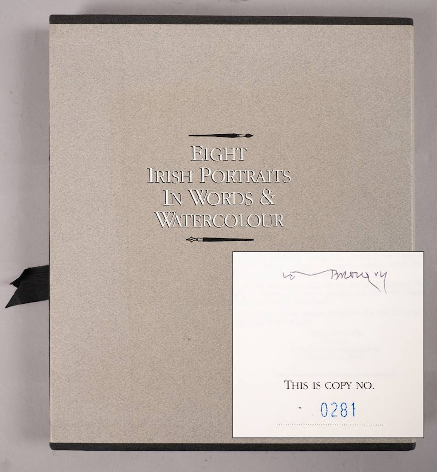 EIGHT IRISH PORTRAITS IN WORDS AND WATERCOLOUR by Louis Le Brocquy