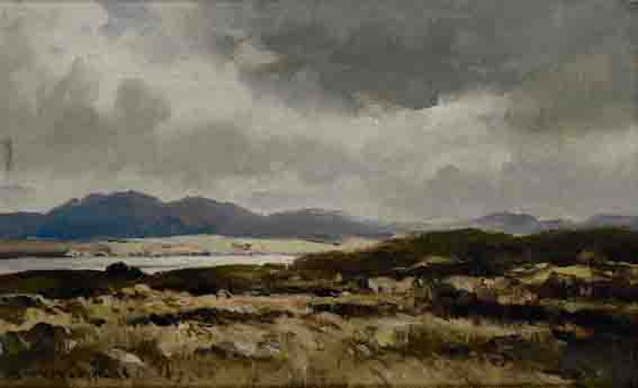 LANDSCAPE NEAR DOWNINGS, COUNTY DONEGAL by Maurice Canning Wilks