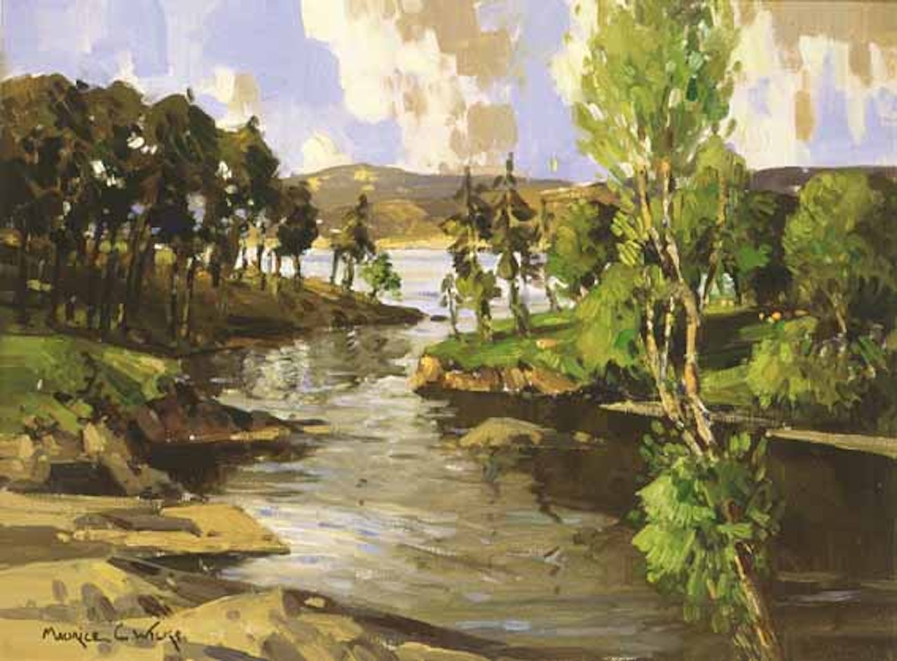 GENERAL VIEW, KILLARNEY LAKES by Maurice Canning Wilks