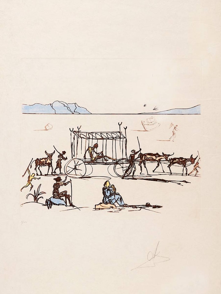HISTORIA DE DON QUICHOTTE DE LA MANCHA, JUDGEMENT by Salvador Dali