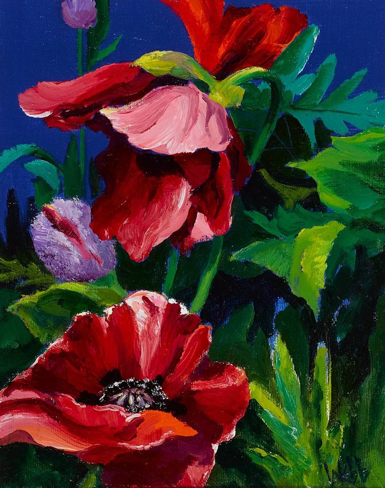 ORIENTAL POPPIES II by Kenneth Webb