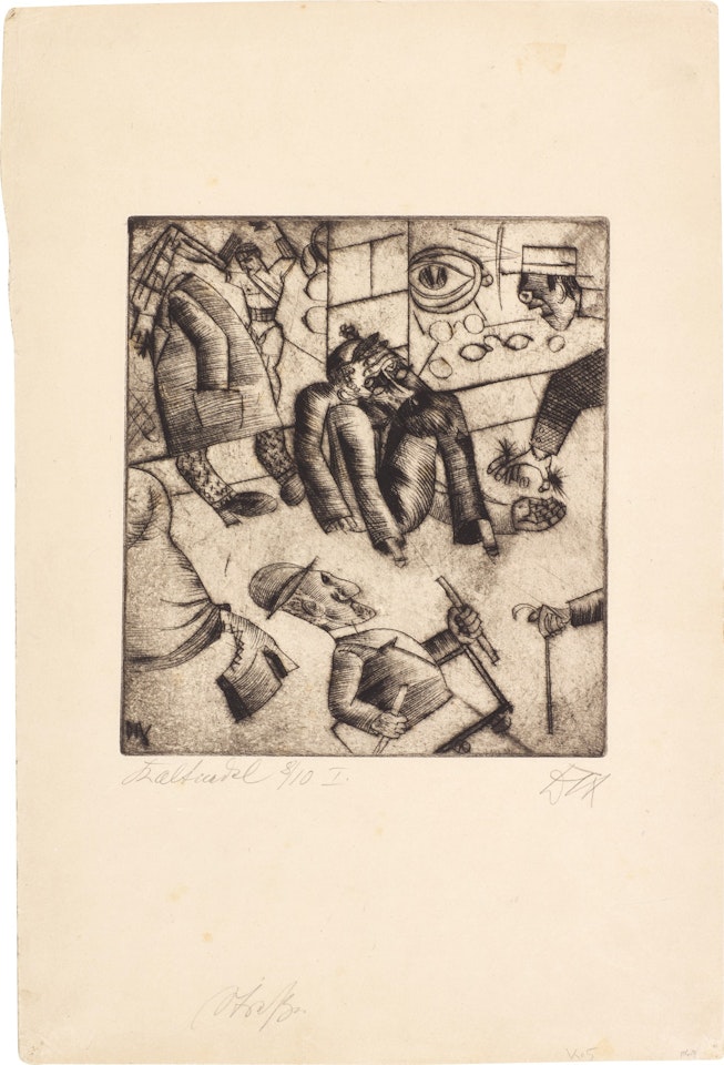Strasse (K. 5) by Otto Dix