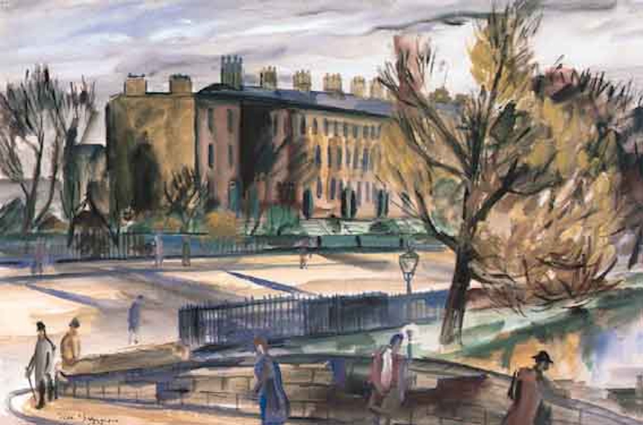 THE GRAND CANAL, DUBLIN by Norah McGuinness