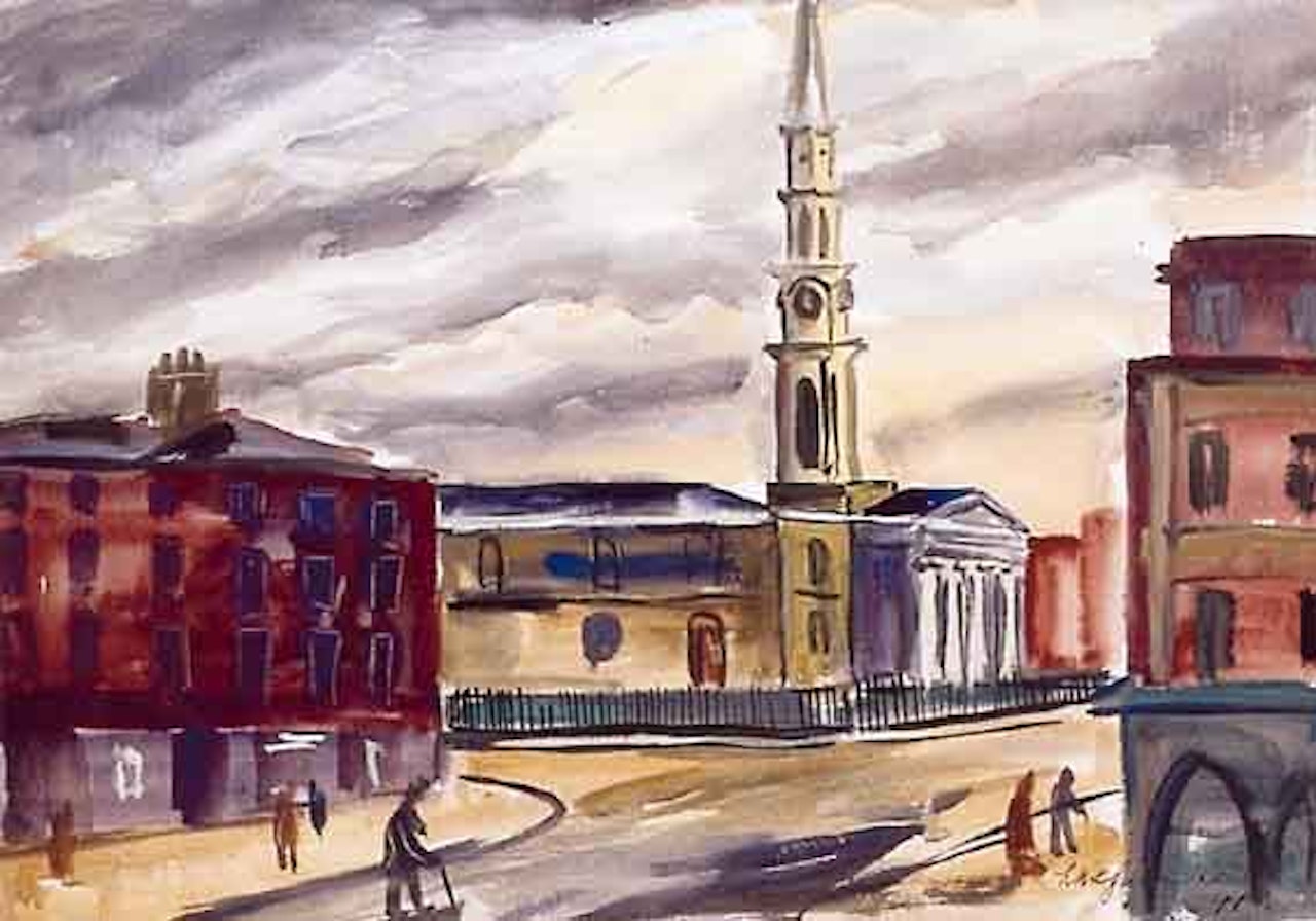 ST. GEORGE"S CHURCH, TEMPLE STREET, DUBLIN by Norah McGuinness