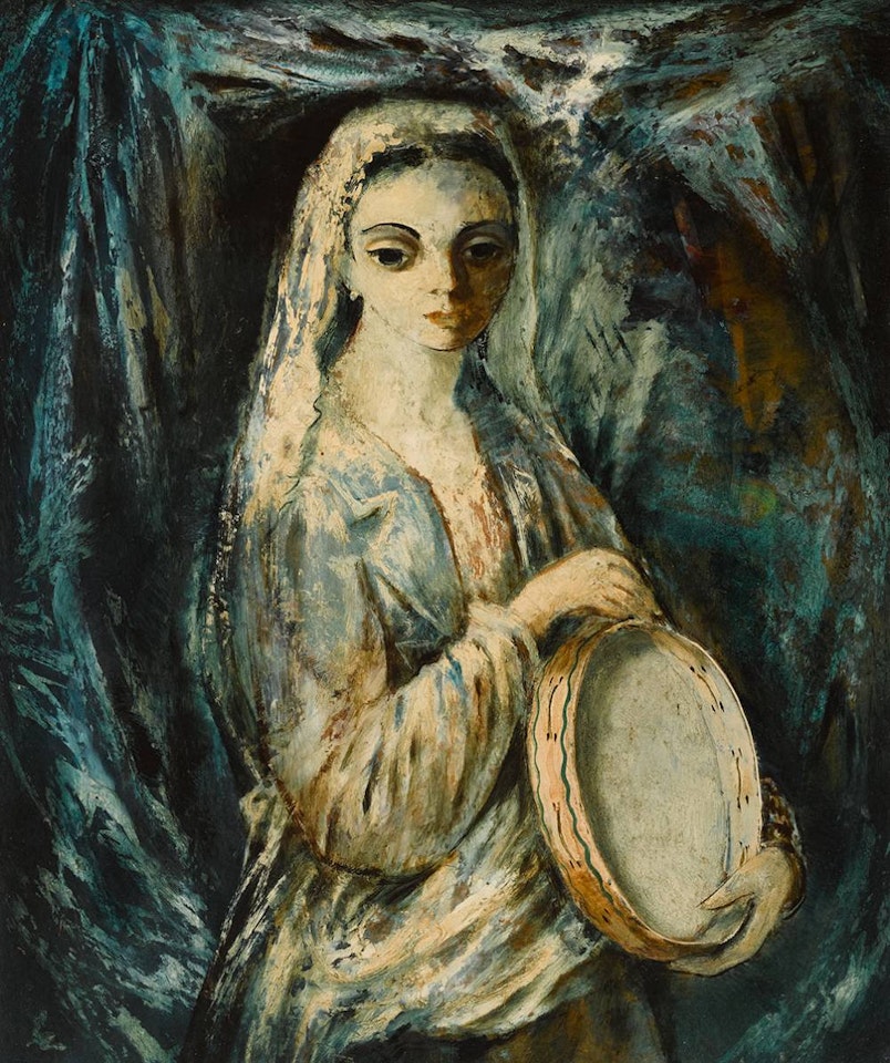GIRL WITH A TAMBOURINE by Daniel O'Neill