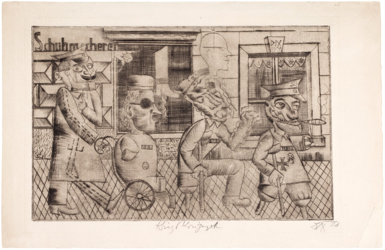 Kriegskrüppel (K. 6) by Otto Dix