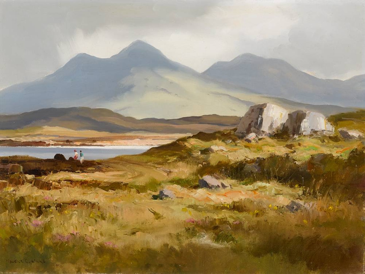 WESTERN LANDSCAPE, CONNEMARA by Maurice Canning Wilks