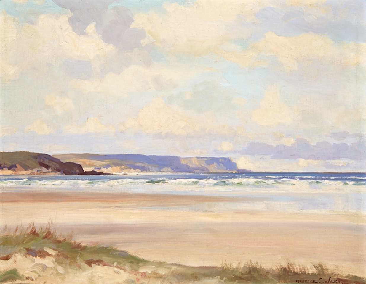 WHITE PARK BAY COUNTY ANTRIM by Maurice Canning Wilks