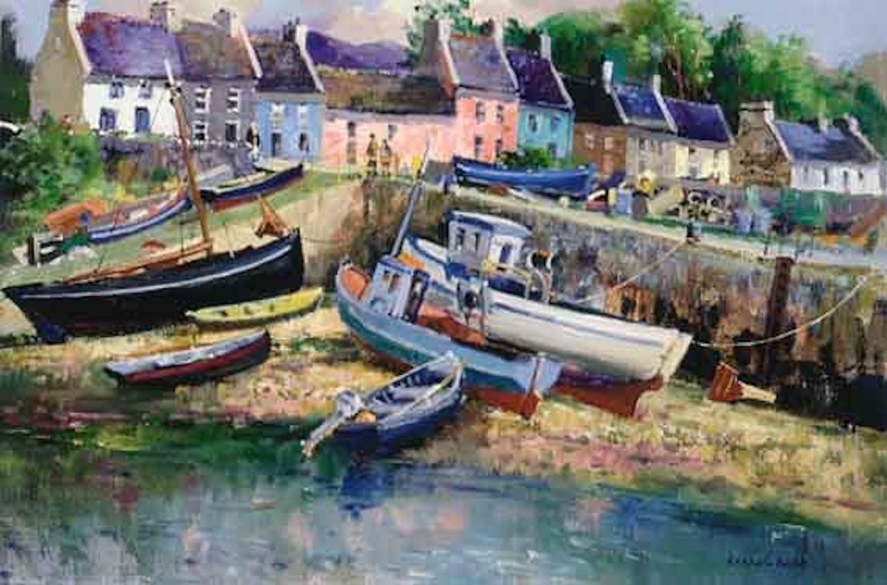 HIGH AND DRY, ROUNDSTONE, COUNTY GALWAY by Kenneth Webb