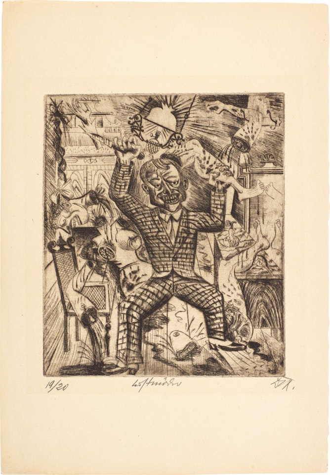 Lustmörder (K. 14) by Otto Dix