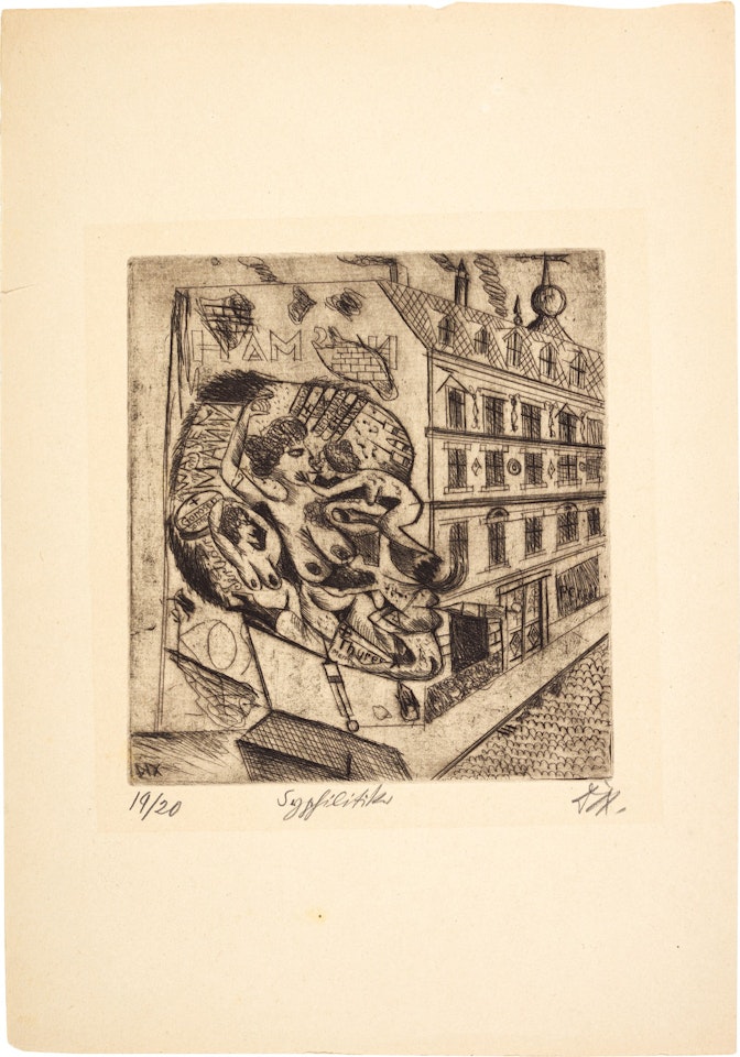 Syphilitiker (K. 15) by Otto Dix