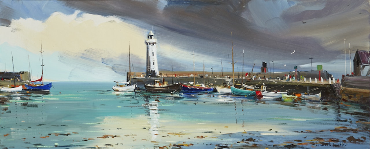 DONAGHADEE HARBOUR, COUNTY DOWN by Kenneth Webb