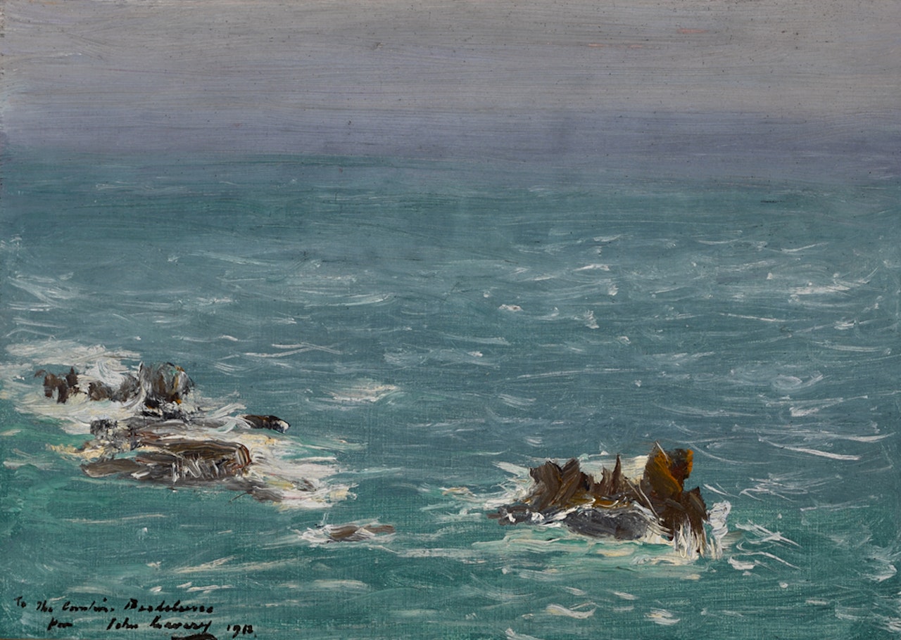 AN EAST WIND by John Lavery