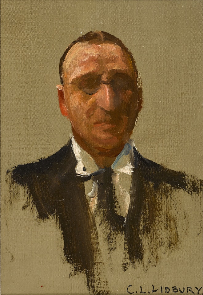PORTRAIT SKETCH OF C.L. LIDBURY by John Lavery
