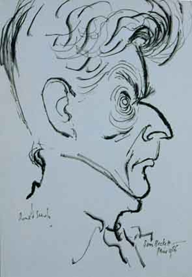 SAM BECKETT by Ronald Searle