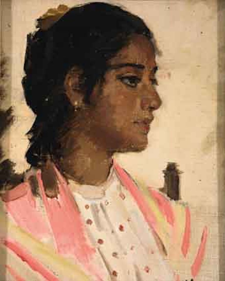 CIGARETTE FACTORY GIRL, SEVILLE by John Lavery