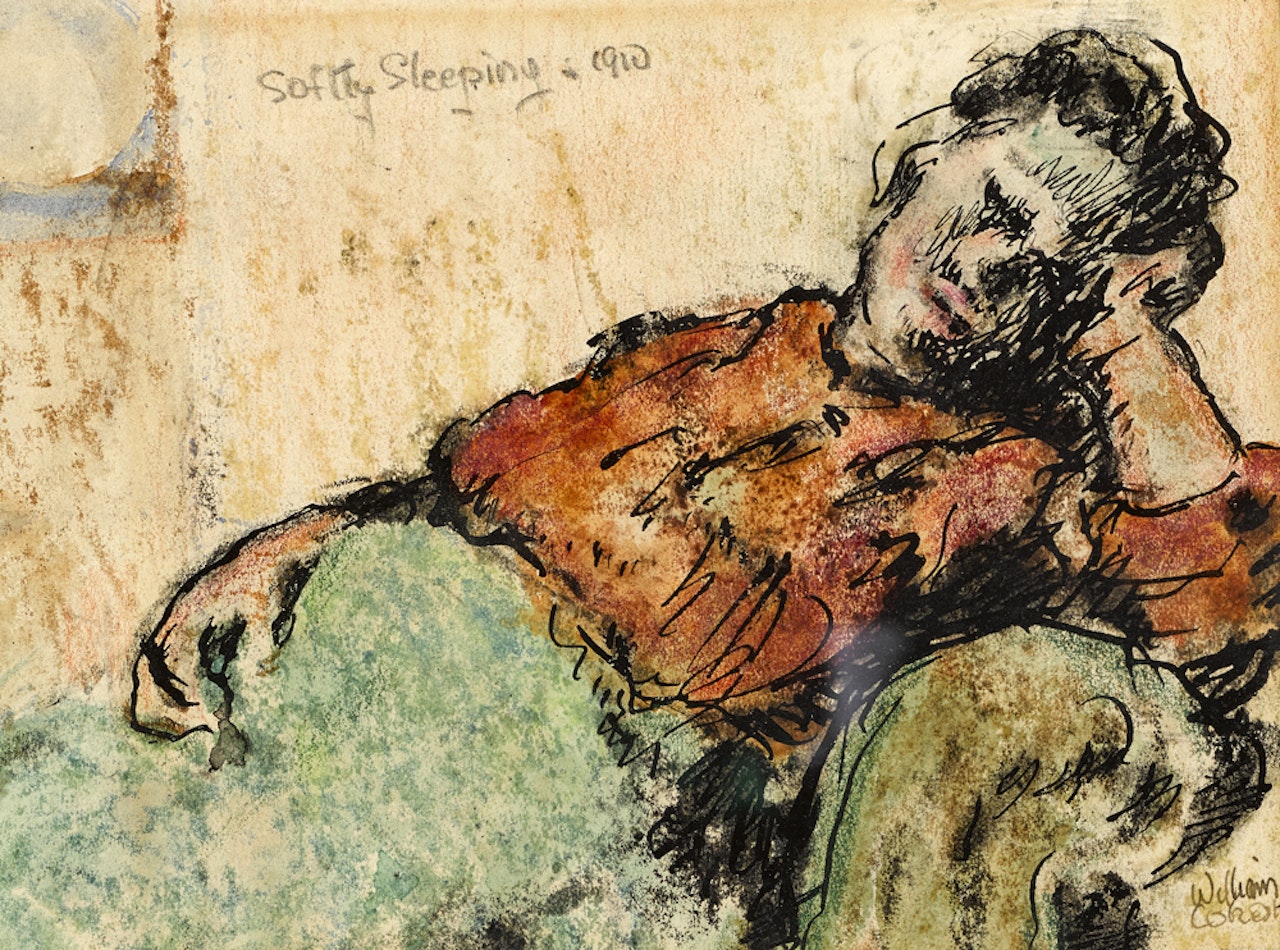 SOFTLY SLEEPING by William Conor