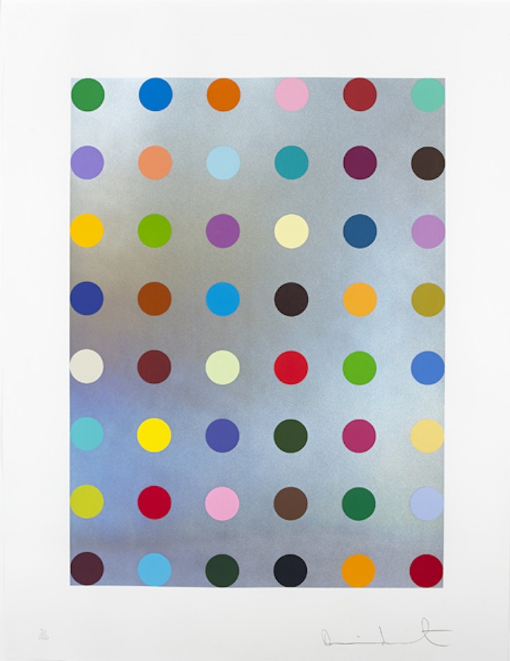 UNTITLED (SILVER SPOT LANDSCAPE) by Damien Hirst