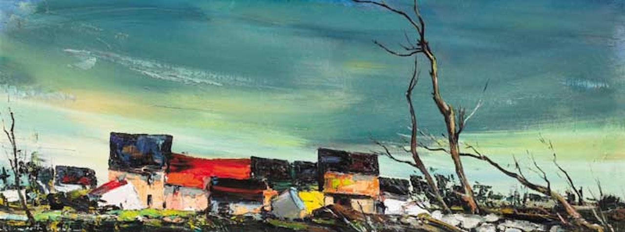 FARM BUILDINGS, TRALEE by Kenneth Webb