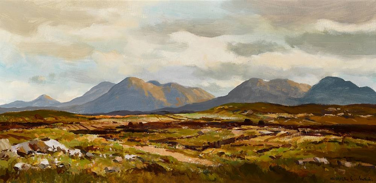 ABOVE CLIFDEN, CONNEMARA by Maurice Canning Wilks