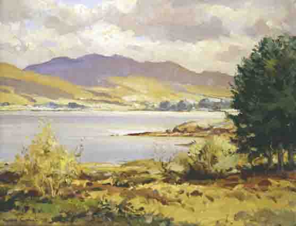HILLS AND LOUGH by Maurice Canning Wilks