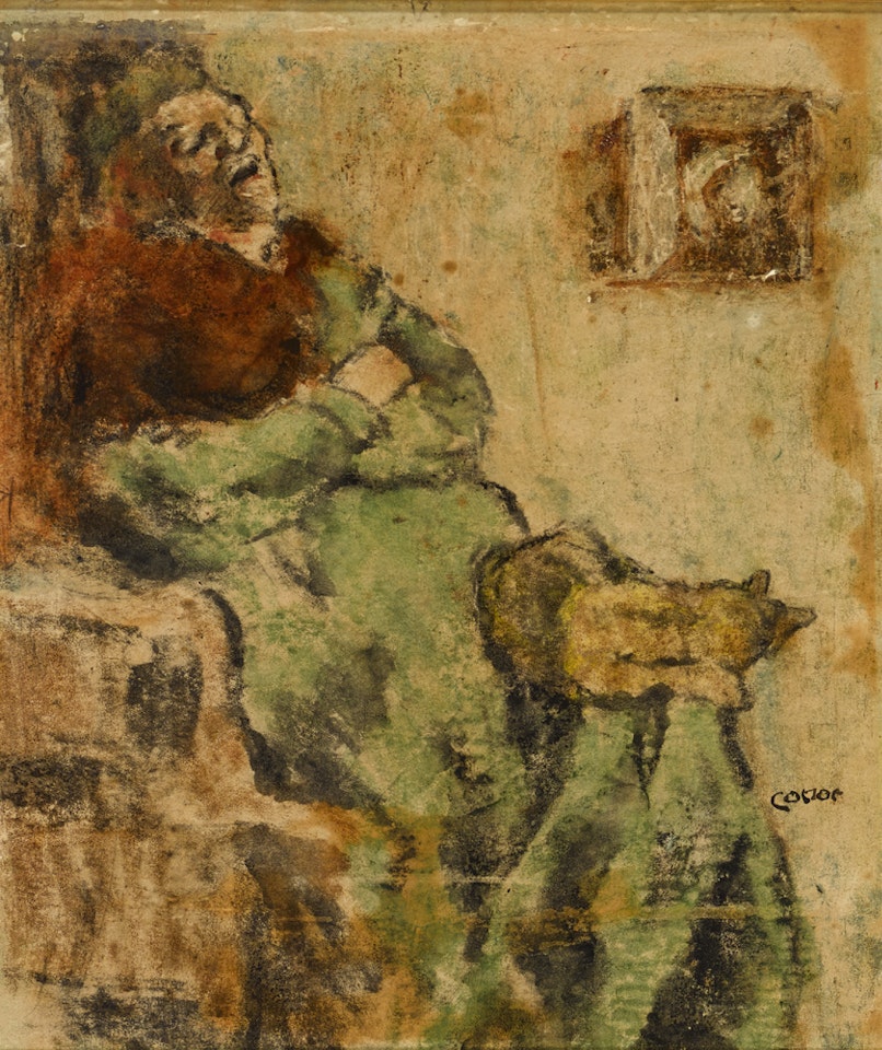 TAKING A NAP by William Conor