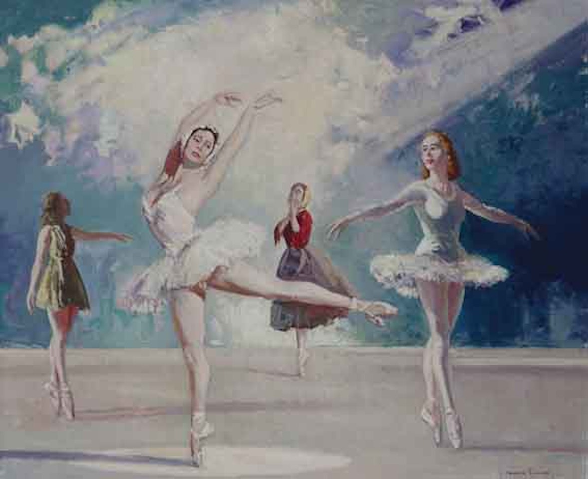 BALLET REHEARSAL by Maurice Canning Wilks