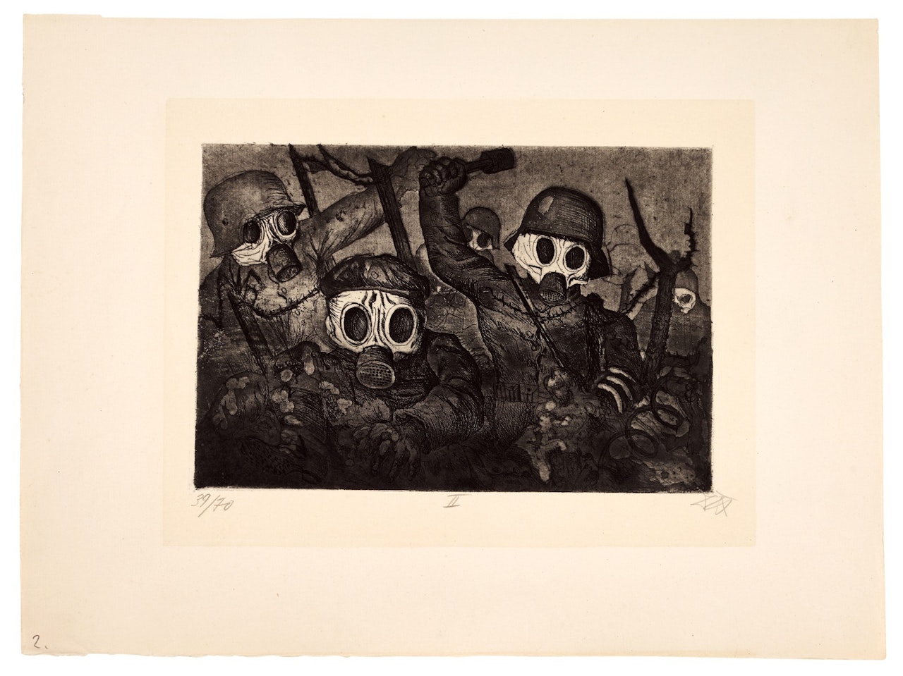 Der Krieg (K. 70 - 119) by Otto Dix