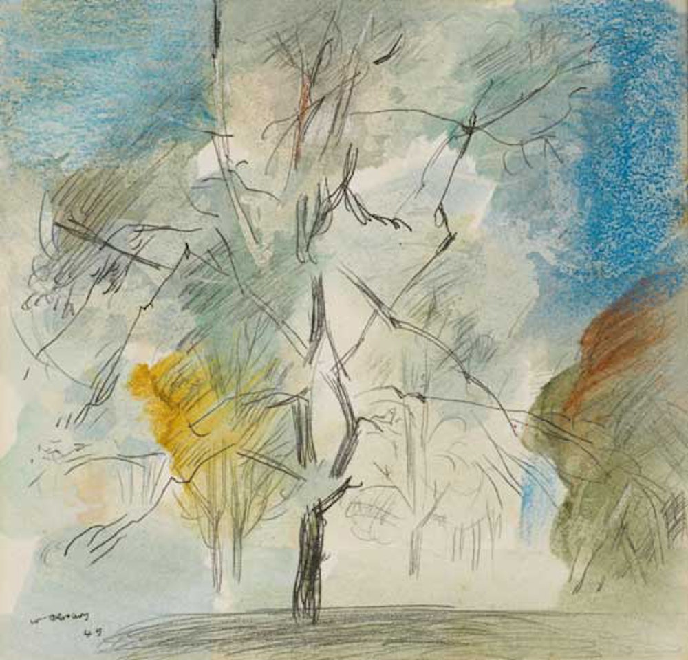 SUMMER TREE, WILTSHIRE by Louis Le Brocquy