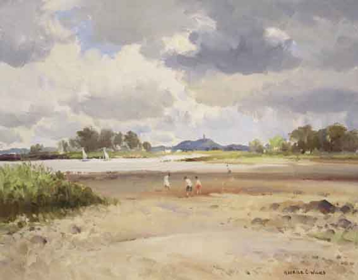 SPRING DAY, STRANGFORD LOUGH, COUNTY DOWN by Maurice Canning Wilks