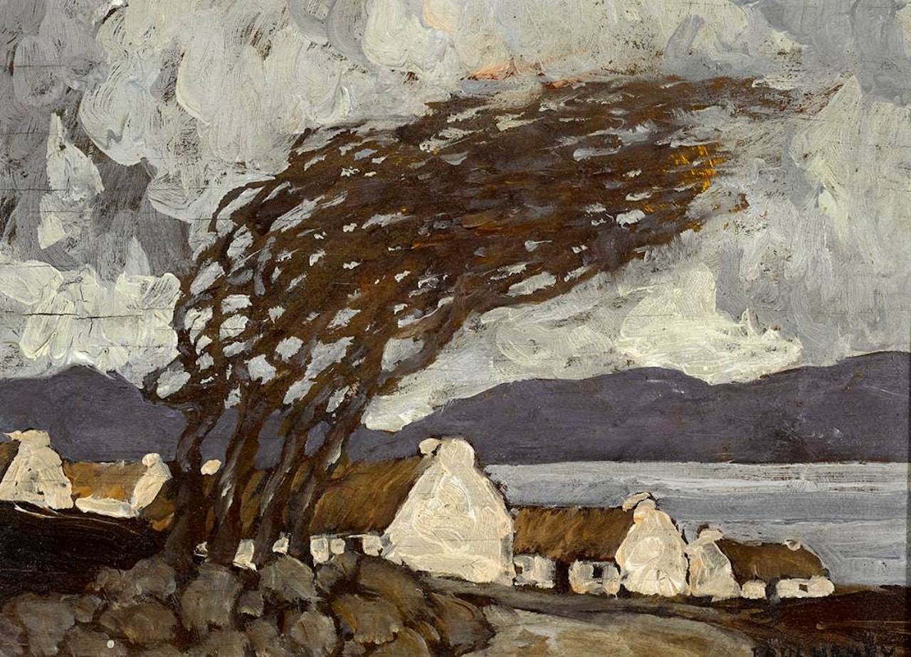 A VILLAGE IN CONNEMARA by Paul Henry