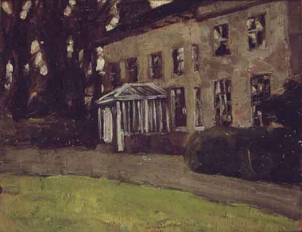 VIEW OF THE ARTIST"S HOUSE, CAHERCONLISH, COUNTY LIMERICK by Norman Garstin