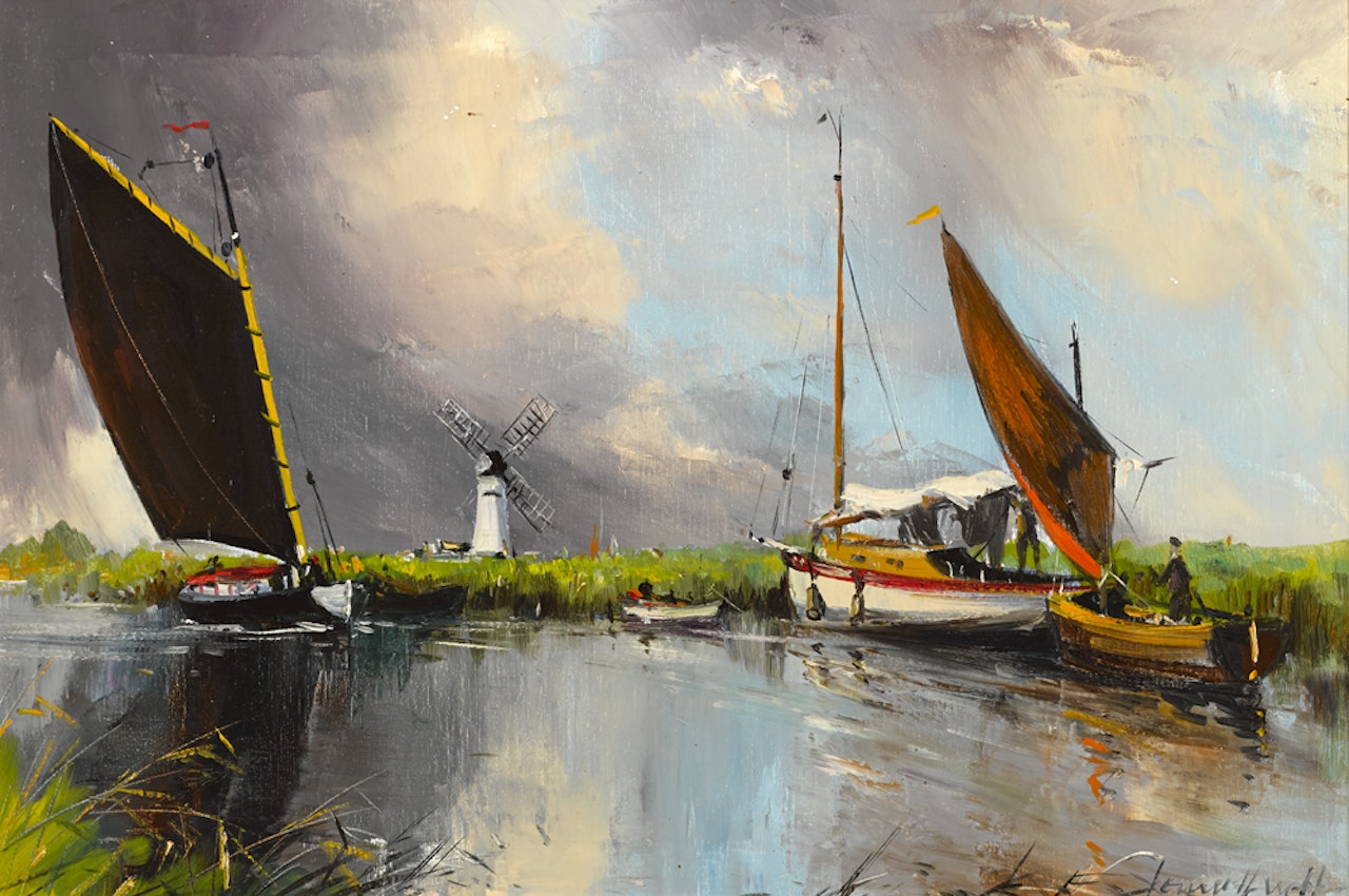 NORFOLK BROADS by Kenneth Webb