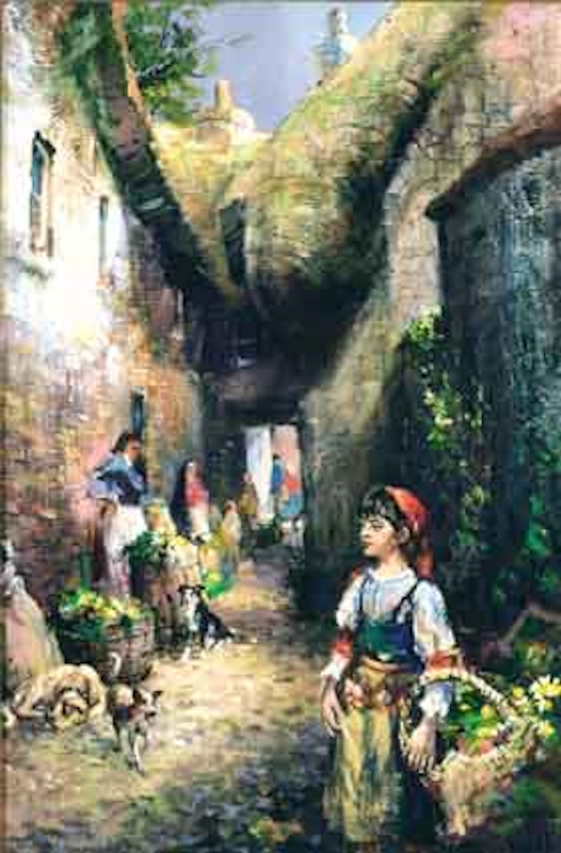 THE FLOWER SELLER by Kenneth Webb