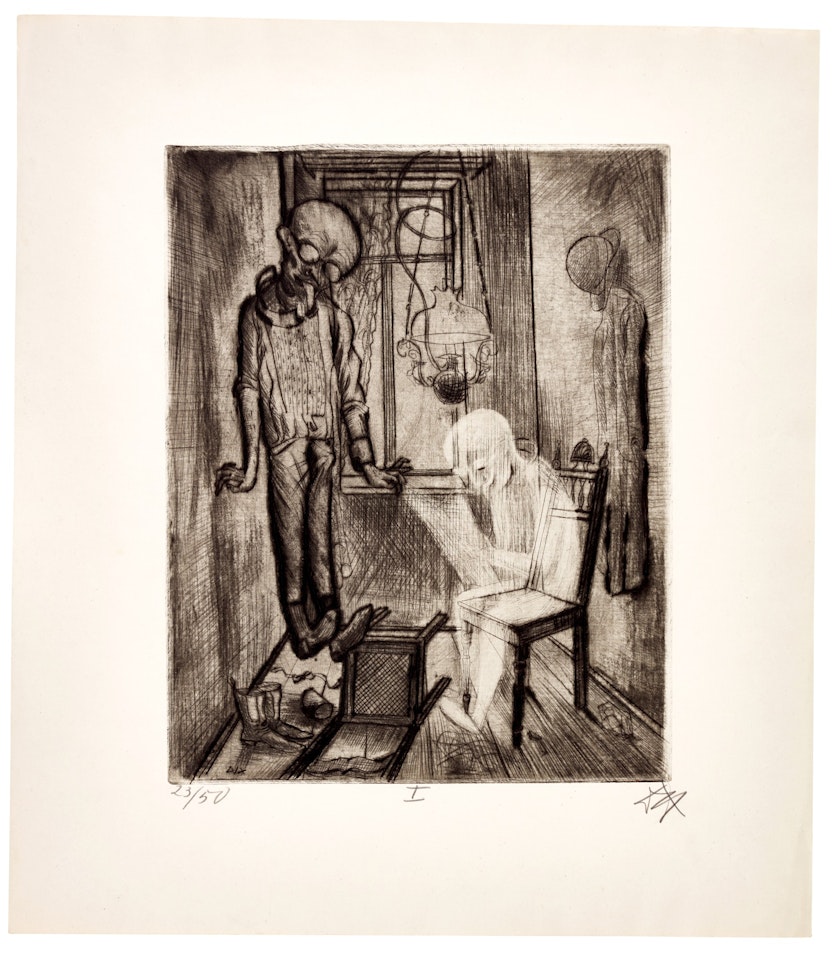 Tod und Auferstehung (K. 43 - 48) by Otto Dix